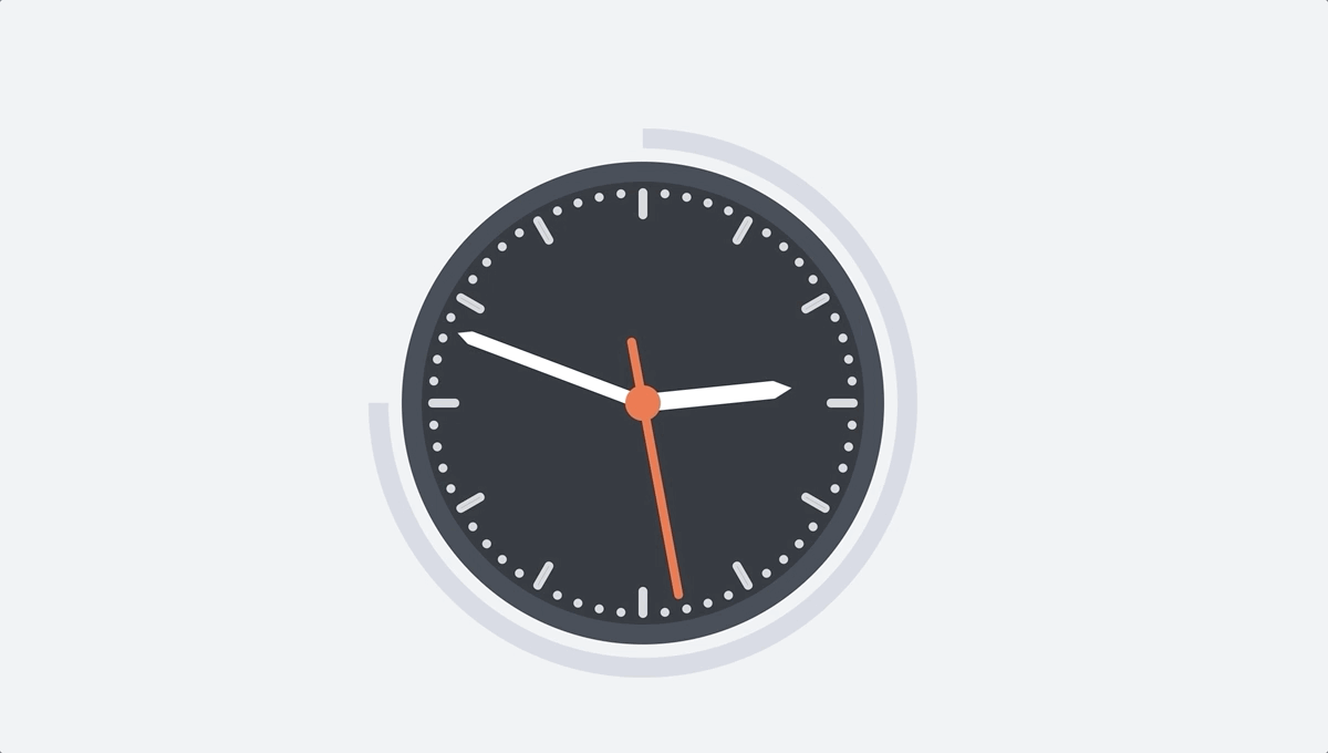 43 Hand-Picked CSS Clocks 19 Animated clock (Pure CSS)