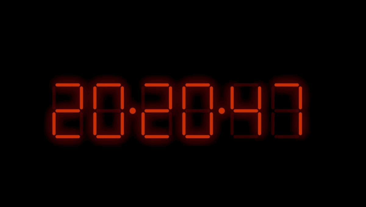 43 Hand-Picked CSS Clocks 12 Animated Digital LED Clock