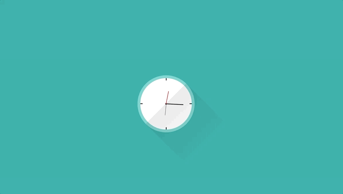 Animated Pure CSS Clock