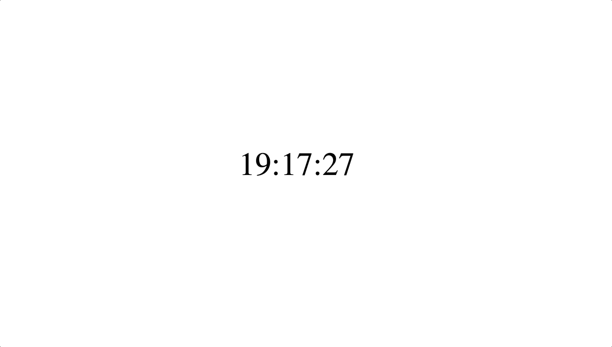 43 Hand-Picked CSS Clocks 41 Javascript Digital Clock Example