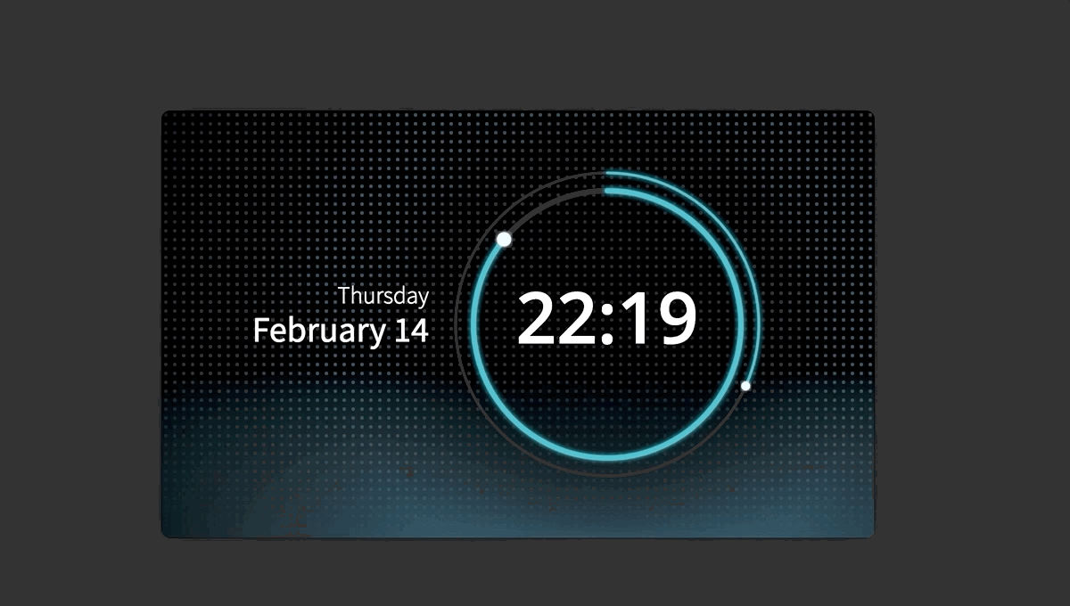 43 Hand-Picked CSS Clocks 30 SVG clock UI Design