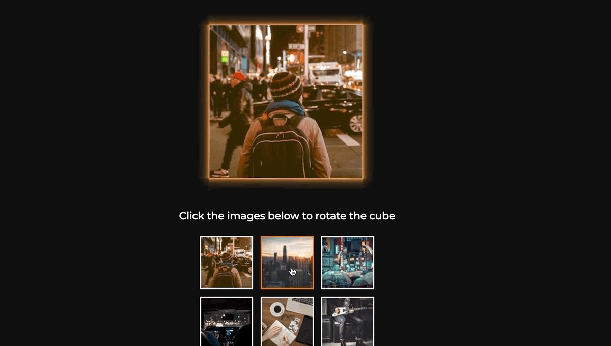 67 CSS Gallery 37 3D Cube Image Gallery