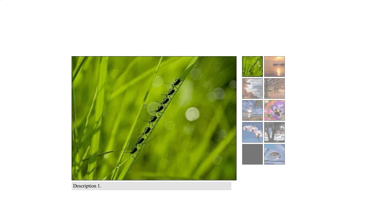 67 CSS Gallery 62 CSS Gallery with thumbnail image