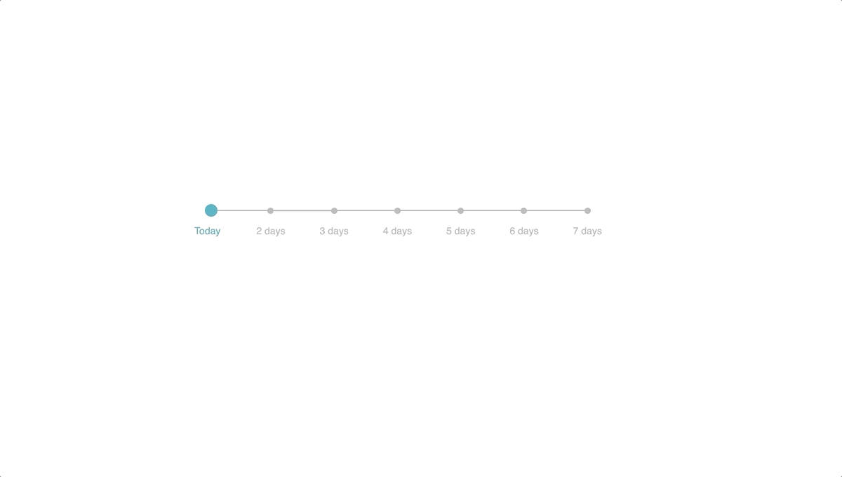 Custom range input slider with labels