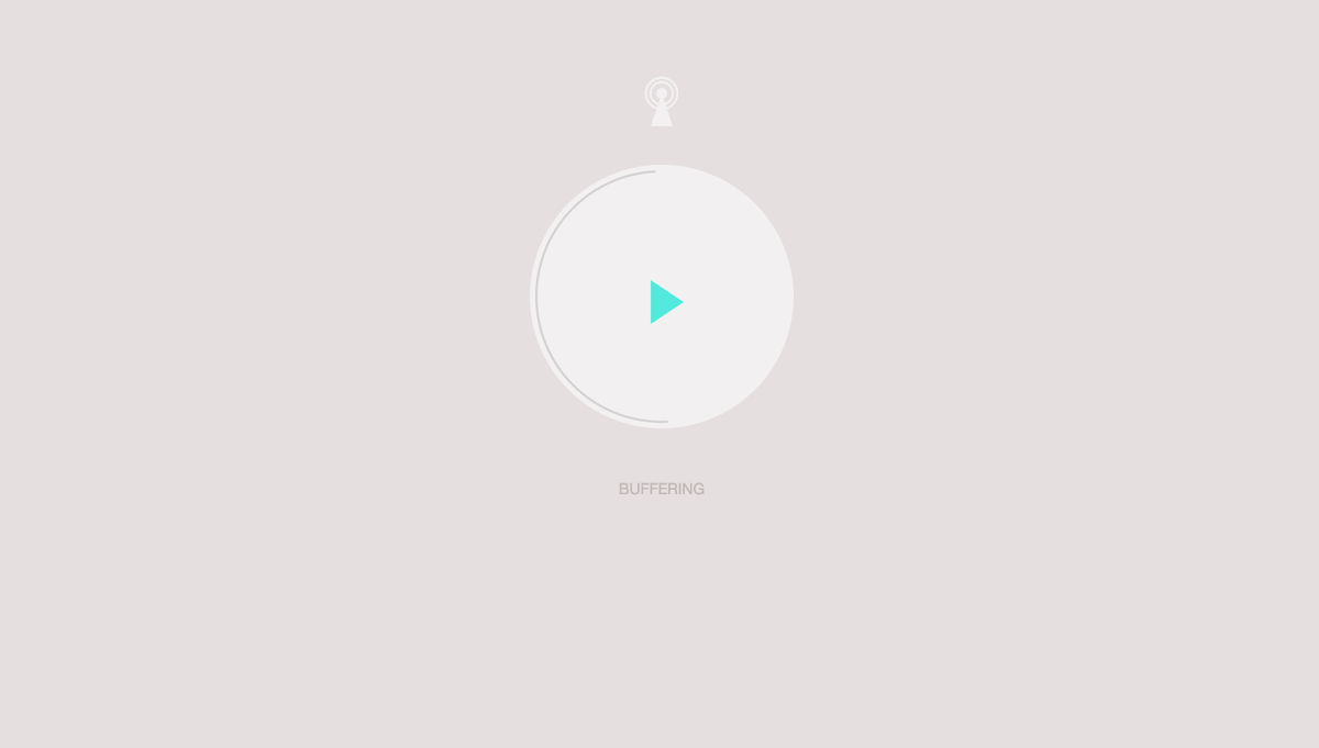 CSS only audio player UI