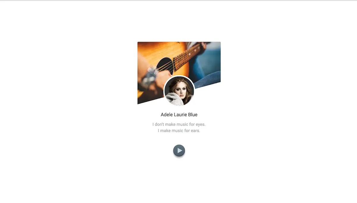 76 Hand Picked CSS Music Players 41 Material Design Music Player