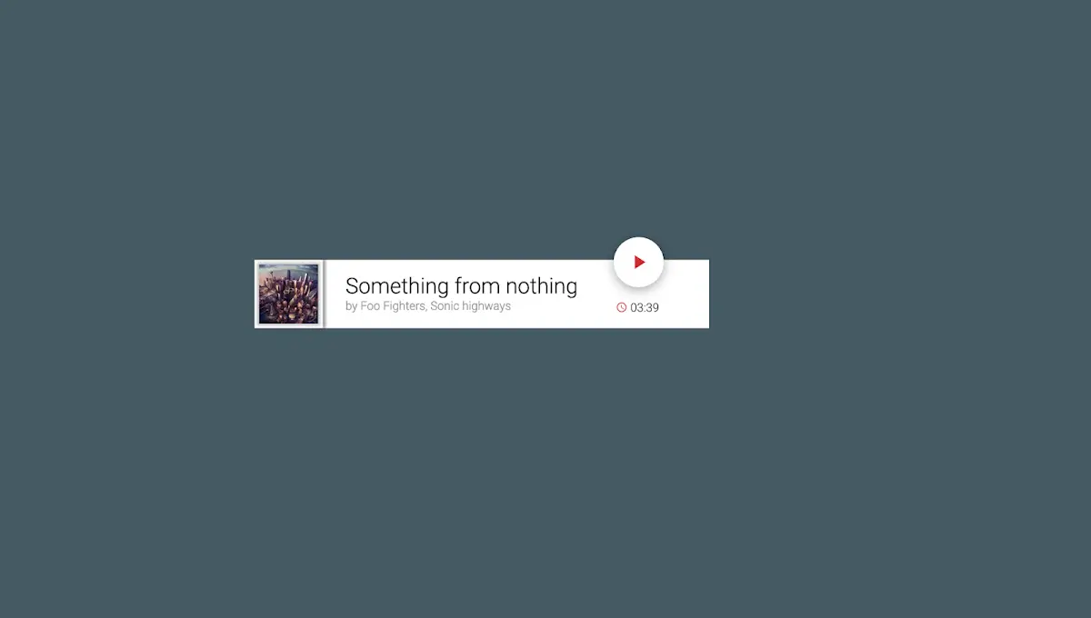 76 Hand Picked CSS Music Players 71 Material player