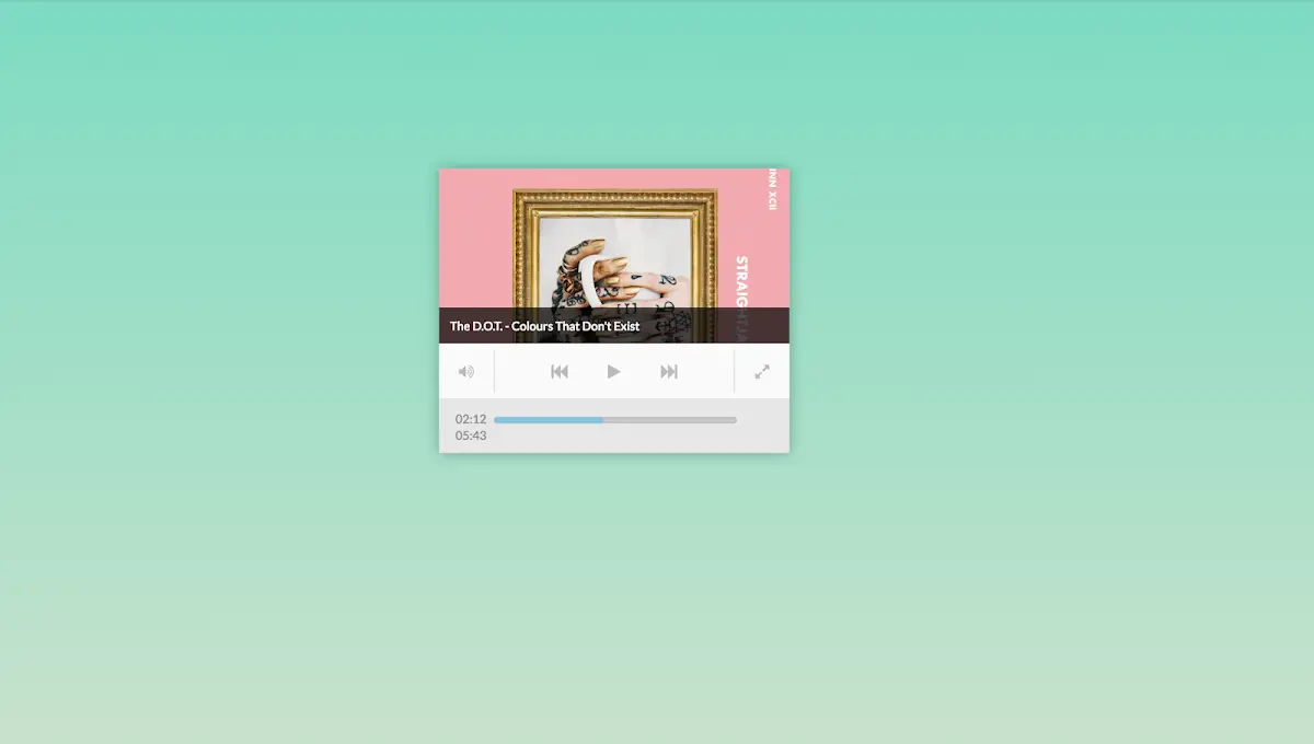 76 Hand Picked CSS Music Players 53 Music Player UI