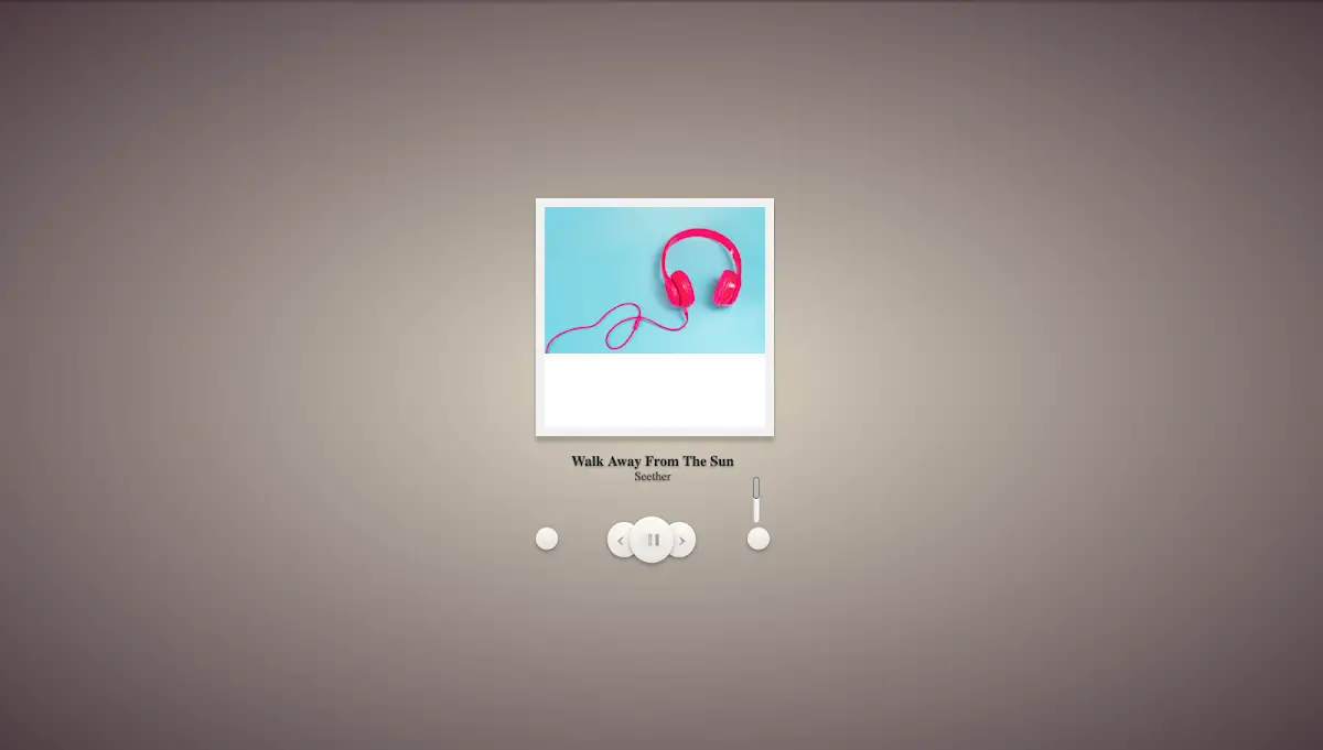 76 Hand Picked CSS Music Players 31 Music player with pre defined play list