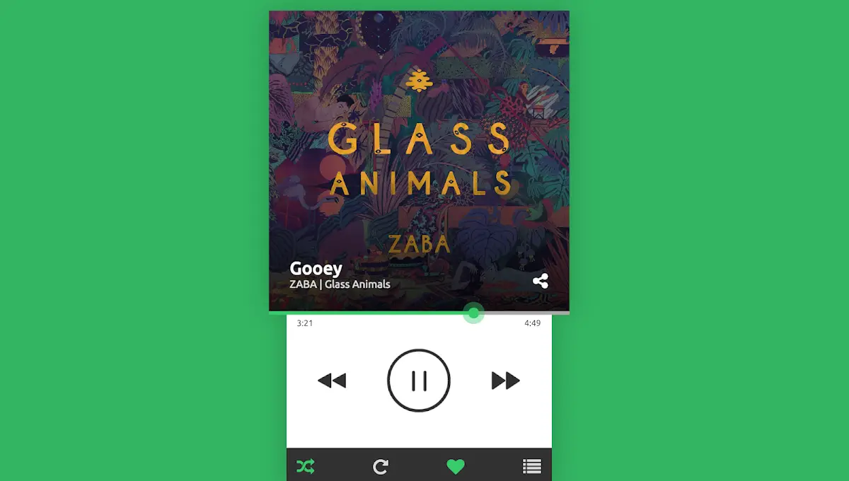 76 Hand Picked CSS Music Players 67 Music Player with Social Share