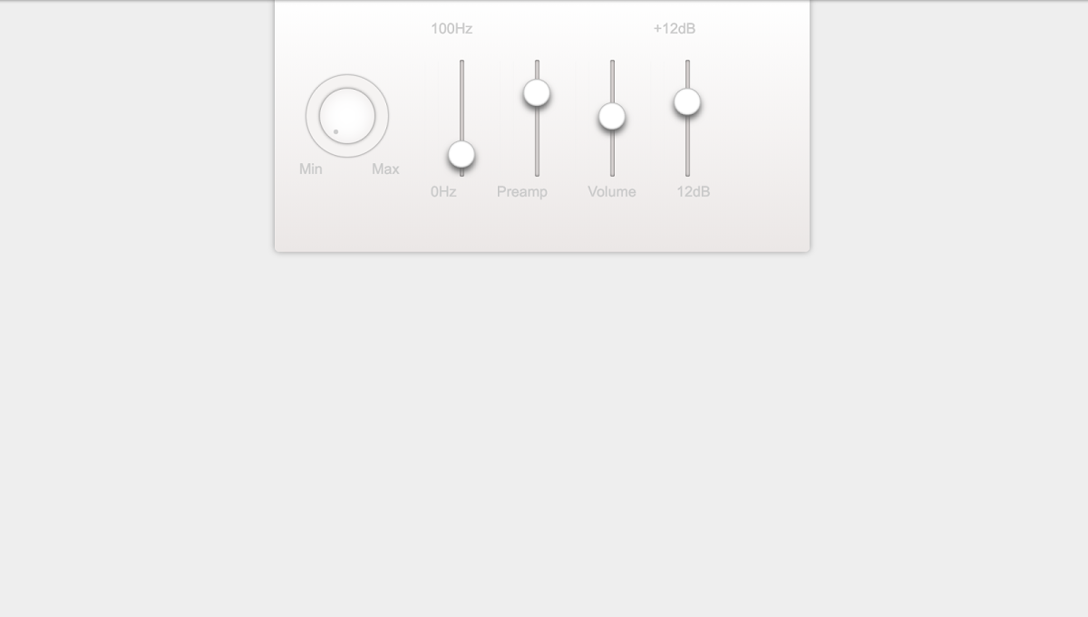 Pure CSS Music Player UI