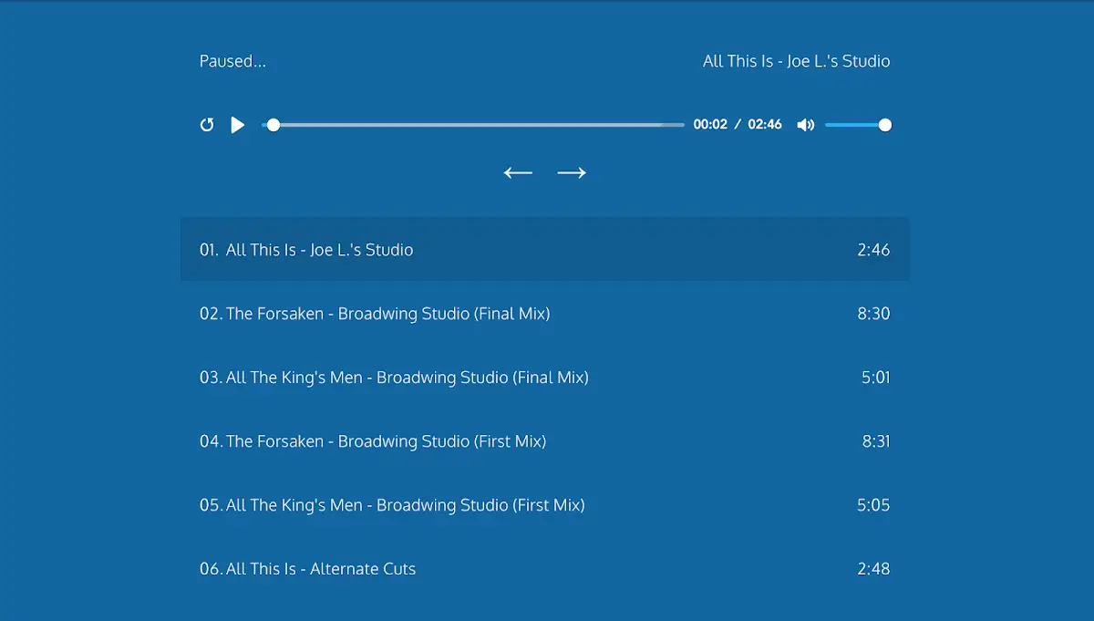 76 Hand Picked CSS Music Players 16 Responsive Audio Player