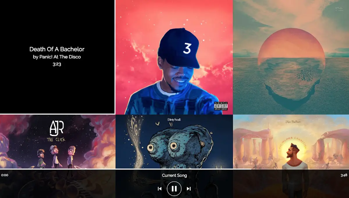 76 Hand Picked CSS Music Players 46 Responsive Music Player (UI mockup)