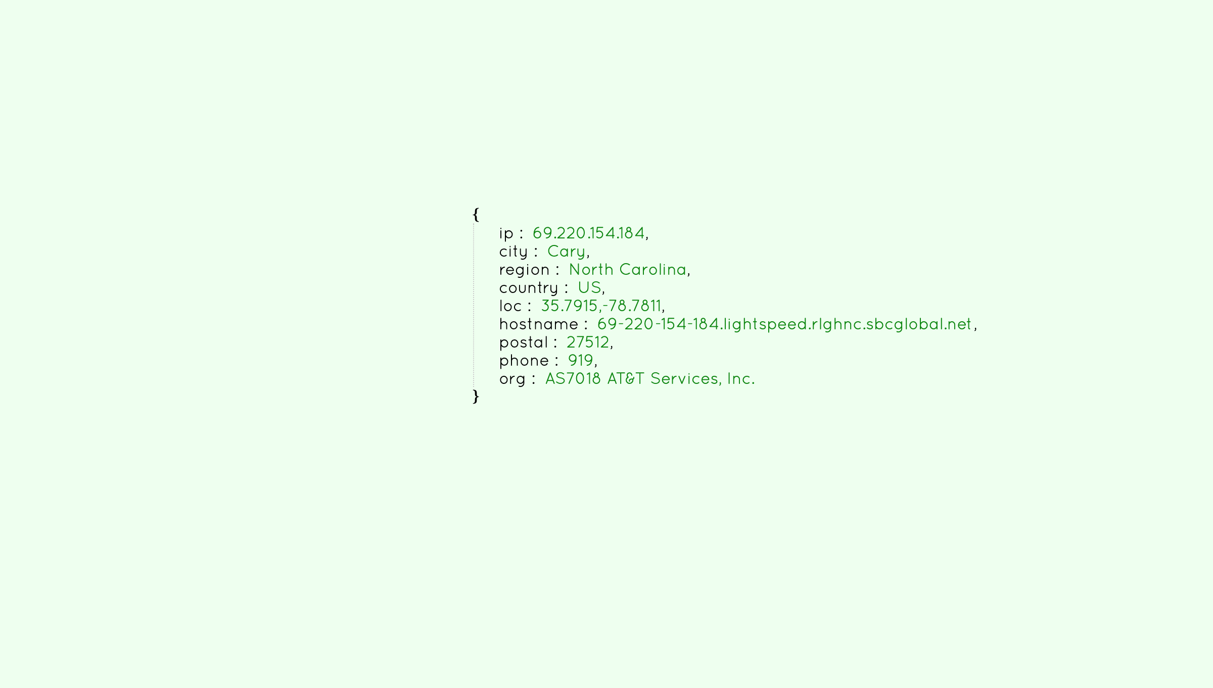 Get client IP address Information using Jquery Ajax call