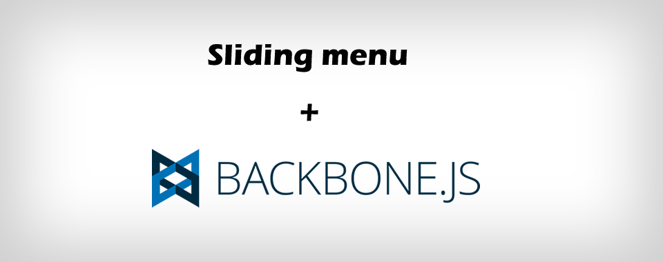 Sliding menu in backbone.js