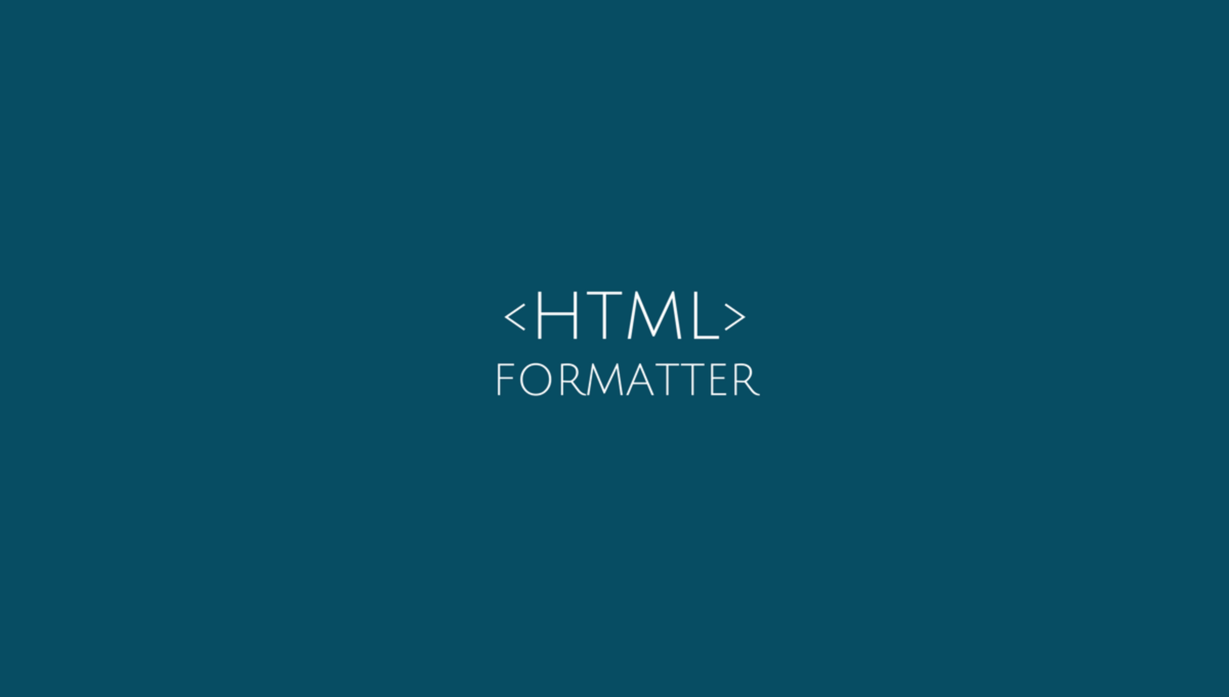 HTML Beautifier