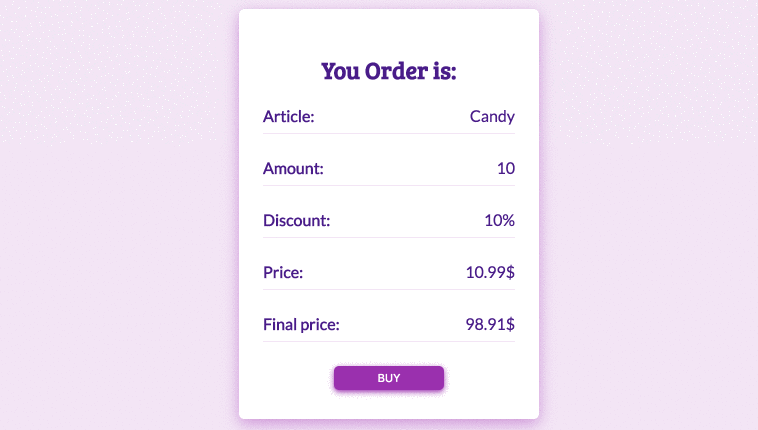 Ordered card animation UI 8