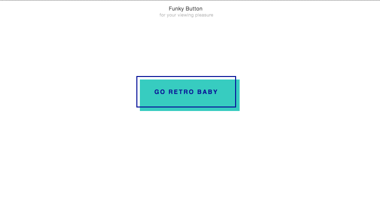 Vintage style css button 4