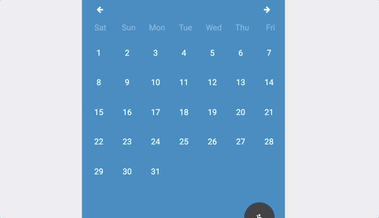 Calendar in ReactJs 3