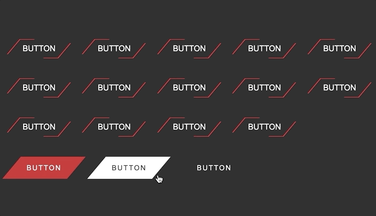 CSS button with different transition effects