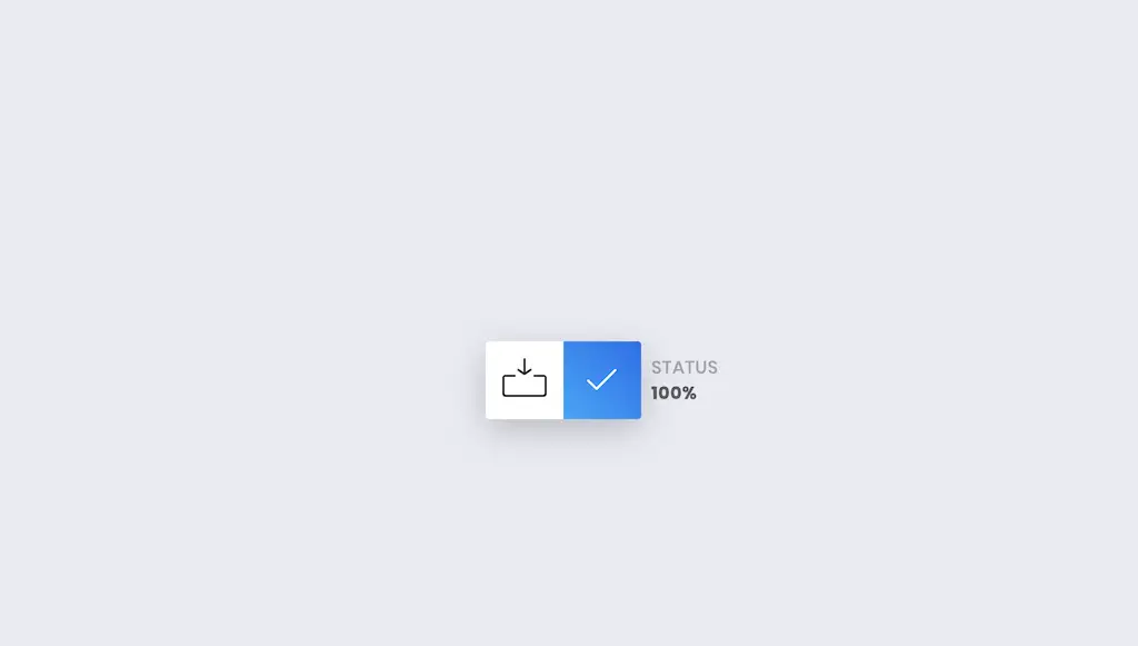 CSS Button: download progress interaction