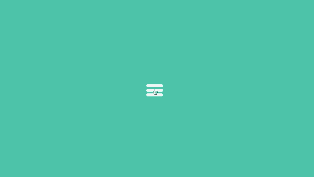 36 CSS Hamburger Menu Icons 8 Open Close Hamburger Menu Animation