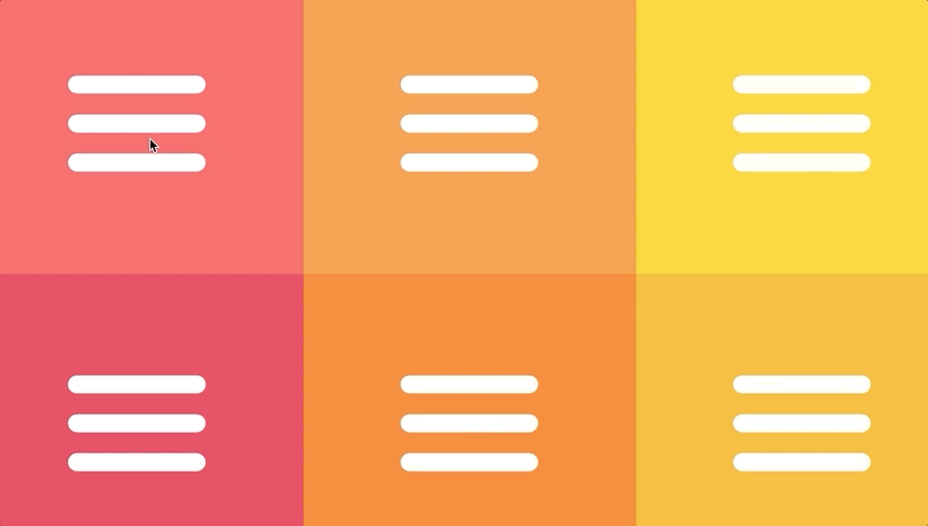 36 CSS Hamburger Menu Icons 35 36 CSS Hamburger Menu Icons 15