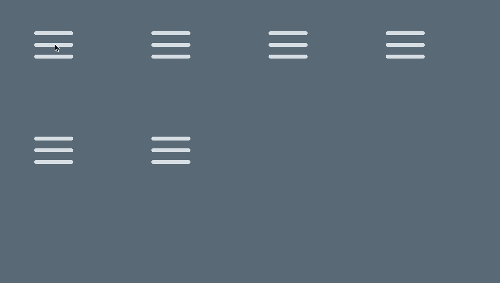 36 CSS Hamburger Menu Icons 16 Hamburger to arrow to close