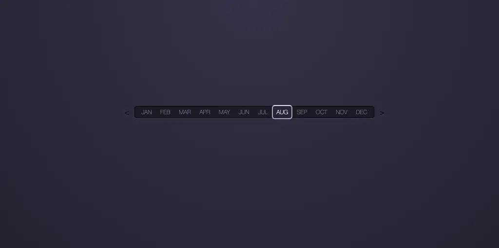 30 HTML & CSS Pagination 15 Month Picker Pagination