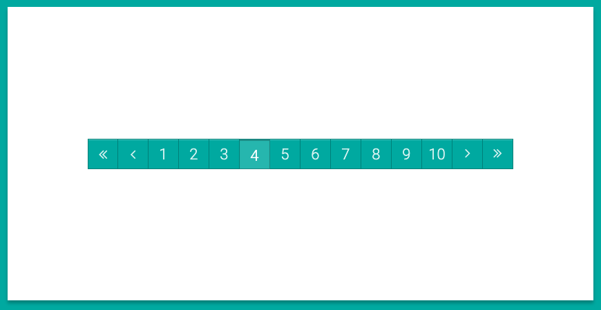 Responsive Flexbox Pagination