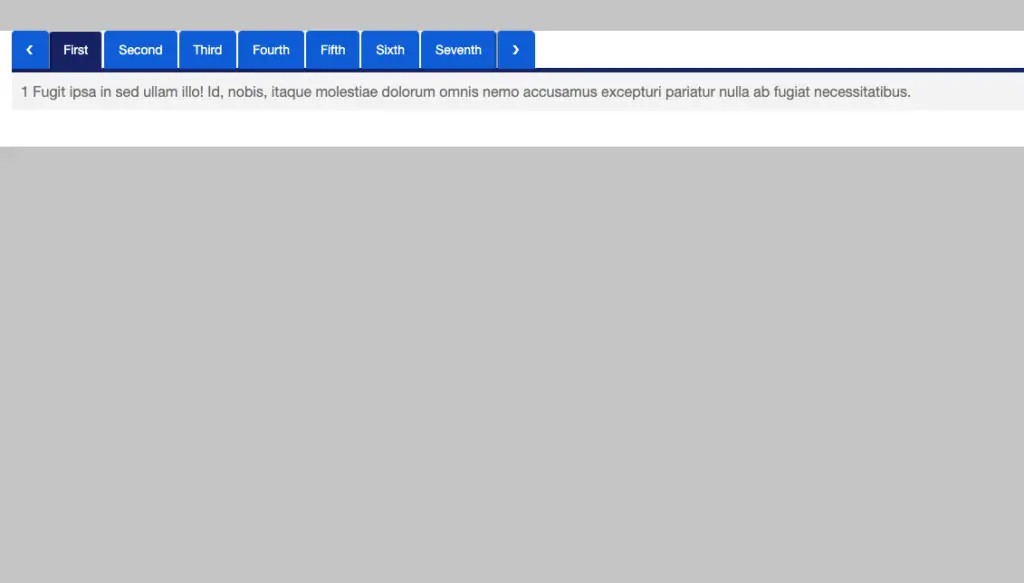 18 Free CSS Tabs for Designing Websites 13 Responsive Horizontal Bootstrap Scroll Nav