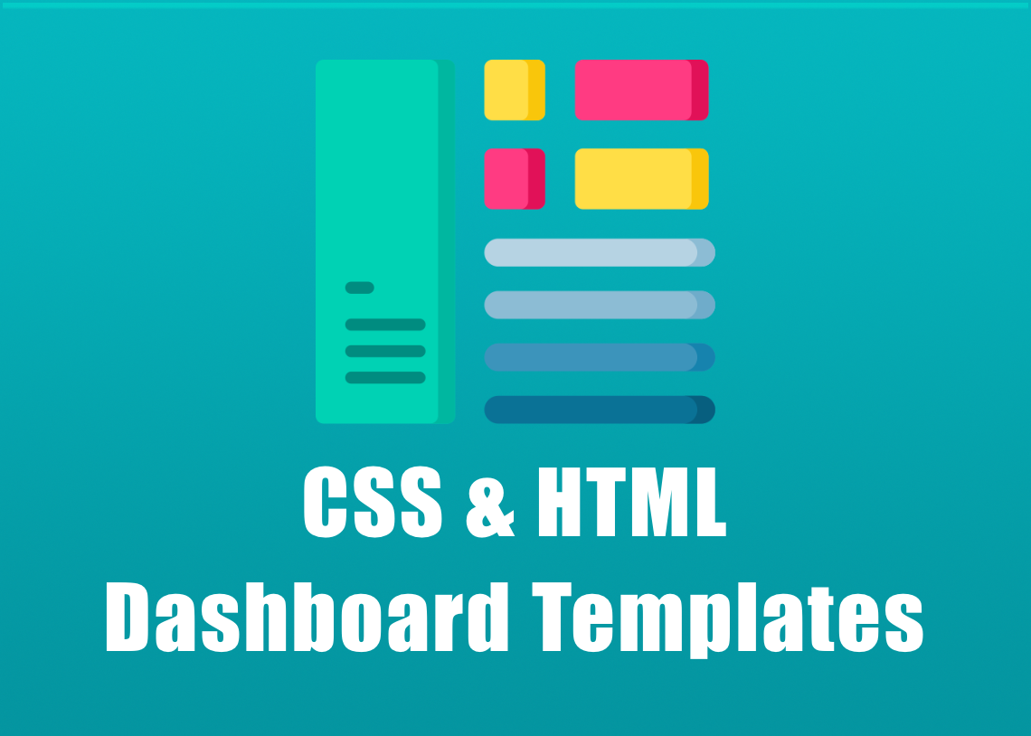 13 Free HTML & CSS Dashboard Template Designs
