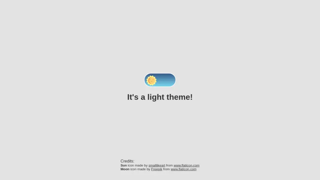11 CSS Dark Mode 1 Day/Night mode switch toggle with React and ThemeProvider