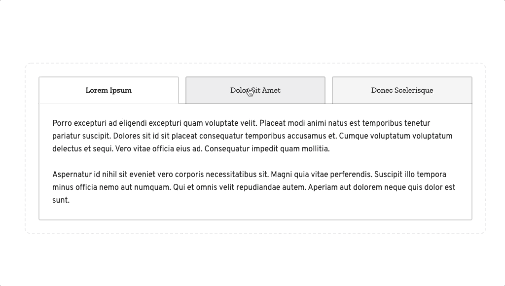 18 CSS Tabs 1 18 CSS Tabs 1