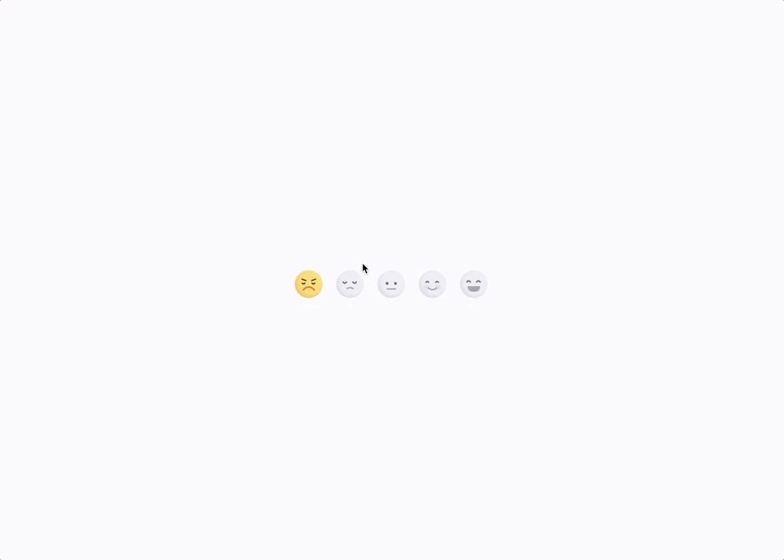 Cool CSS Emoji Rating