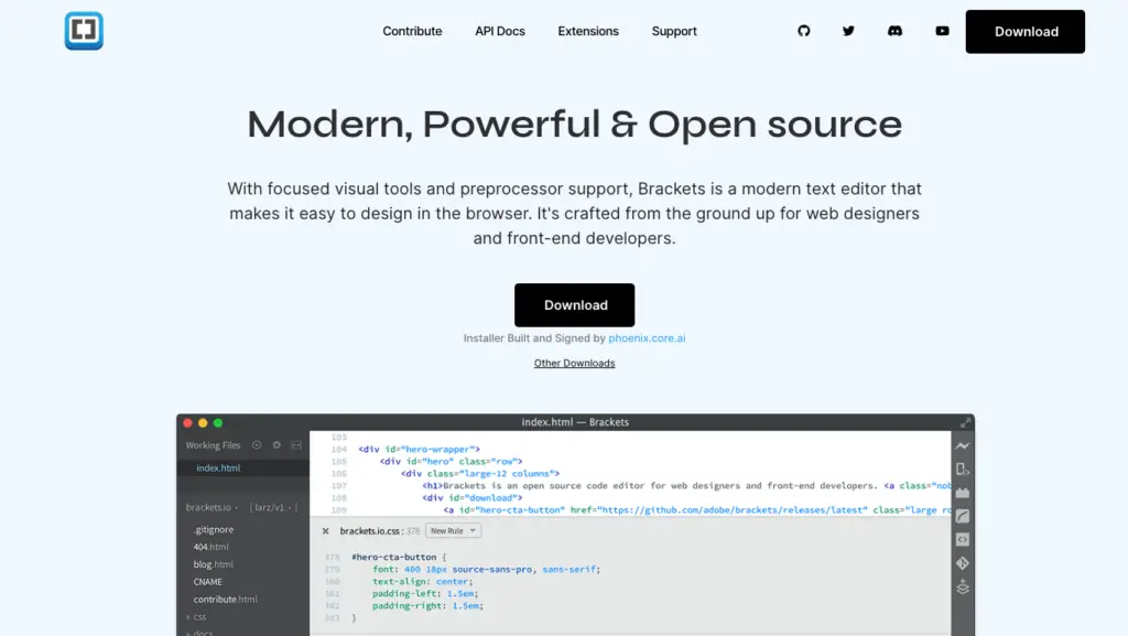 10 Best code editors free for web development 1