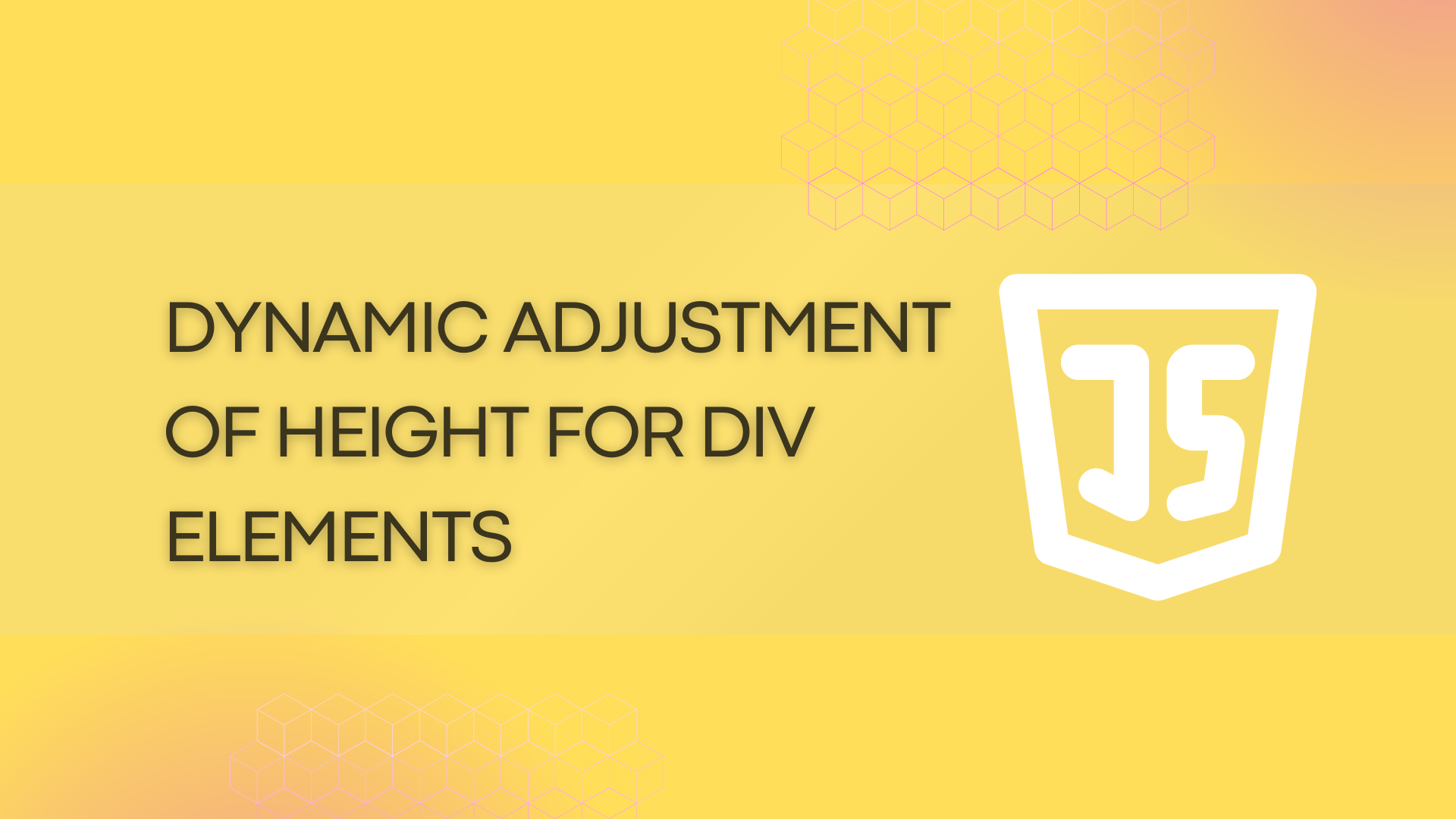 Dynamic Adjustment of Height for Div Elements