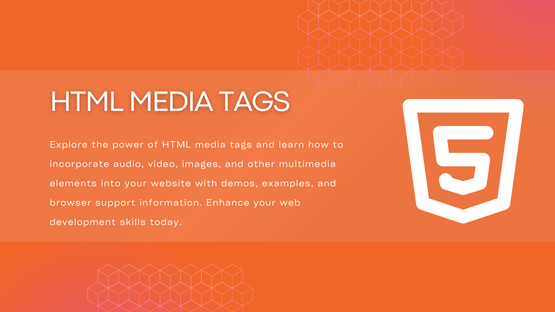 HTML media tags