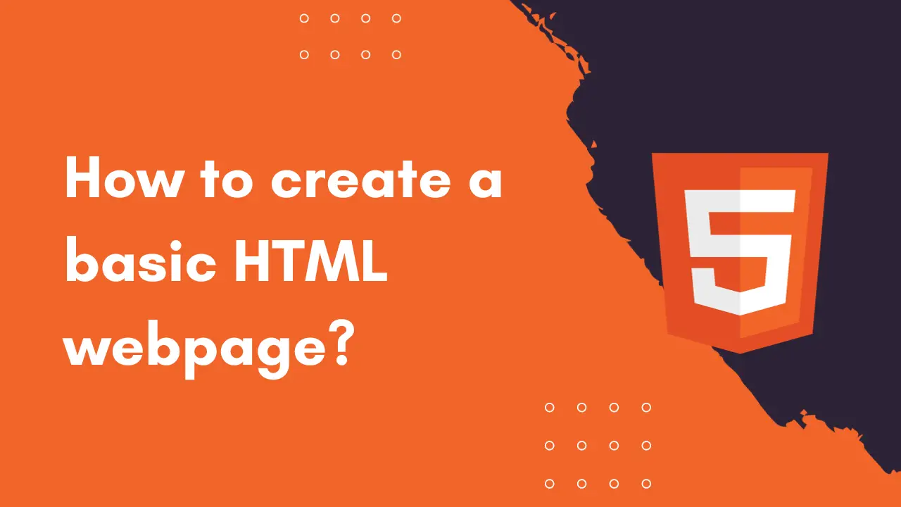How To Create A Basic HTML Document A Step by Step Guide W3tweaks